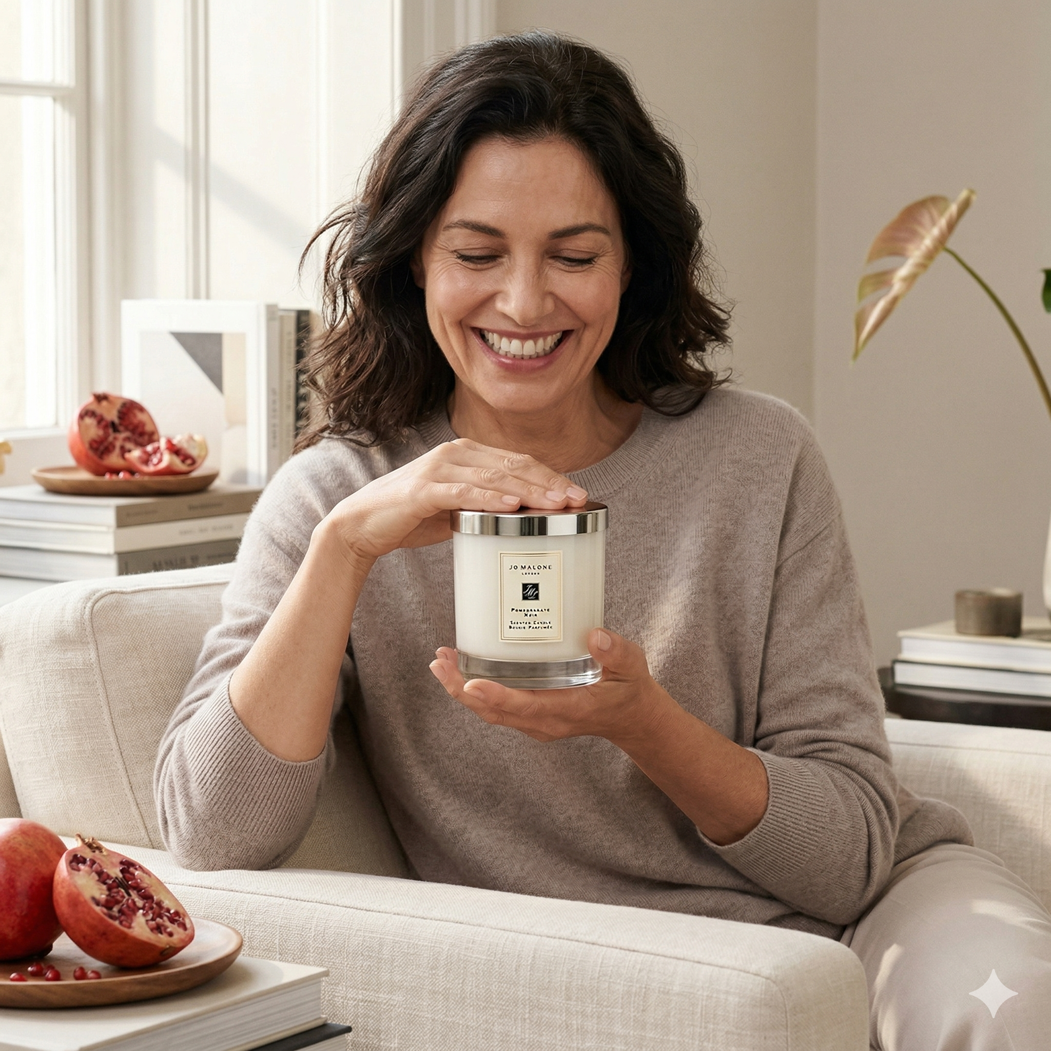 Pomegranate Noir Scented Candle — Jo Malone London lifestyle